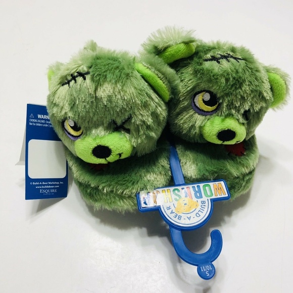 BuildABear Shoes Build A Bear Halloween Green Frankenstein